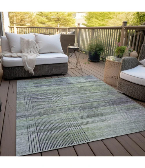 Addison Chantille ACN819-Aloe 5 ft. X 7 ft. 6 in. Rectangle Rug