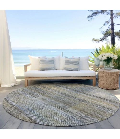Addison Chantille ACN819-Khaki 8 ft. X 8 ft. Round Rug