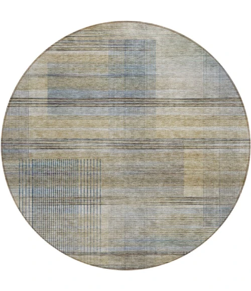 Addison Chantille ACN819-Khaki 8 ft. X 8 ft. Round Rug