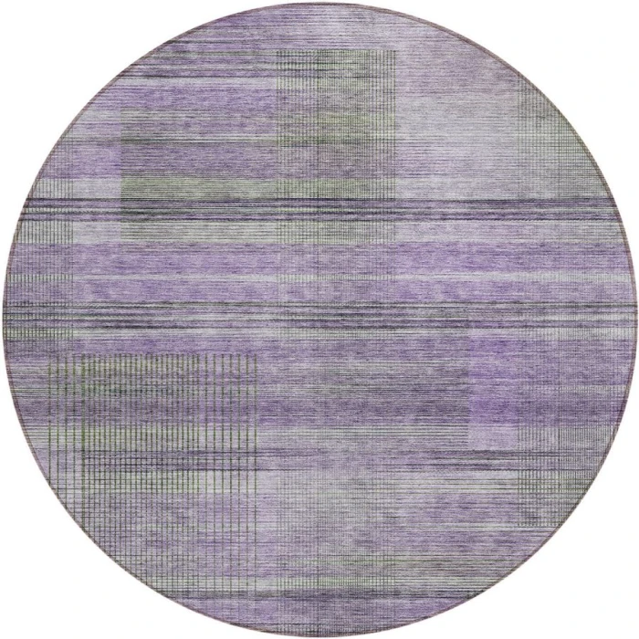 Addison Chantille ACN819-Purple 8 ft. X 8 ft. Round Rug
