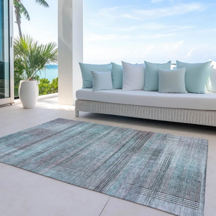 Addison Chantille ACN819-Teal 5 ft. X 7 ft. 6 in. Rectangle Rug