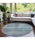 Addison Chantille ACN819-Teal 8 ft. X 8 ft. Round Rug
