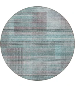 Addison Chantille ACN819-Teal 8 ft. X 8 ft. Round Rug