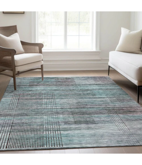 Addison Chantille ACN819-Teal 8 ft. X 10 ft. Rectangle Rug
