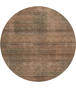 Addison Chantille ACN820-Paprika 8 ft. X 8 ft. Round Rug