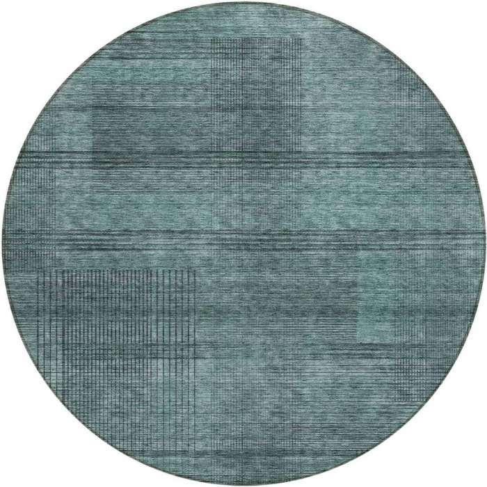 Addison Chantille ACN820-Teal 8 ft. X 8 ft. Round Rug