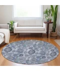Addison Chantille ACN821-Blue 8 ft. X 8 ft. Round Rug