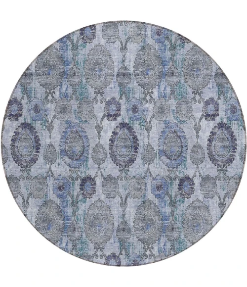 Addison Chantille ACN821-Blue 8 ft. X 8 ft. Round Rug