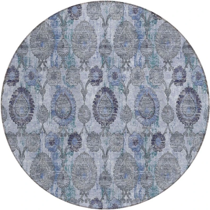 Addison Chantille ACN821-Blue 8 ft. X 8 ft. Round Rug