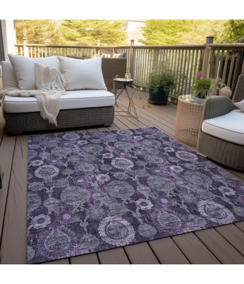 Addison Chantille ACN821-Eggplant 8 ft. X 10 ft. Rectangle Rug