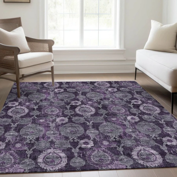 Addison Chantille ACN821-Eggplant 8 ft. X 10 ft. Rectangle Rug