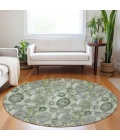 Addison Chantille ACN821-Green 8 ft. X 8 ft. Round Rug