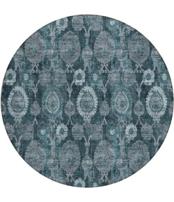 Addison Chantille ACN821-Teal 8 ft. X 8 ft. Round Rug