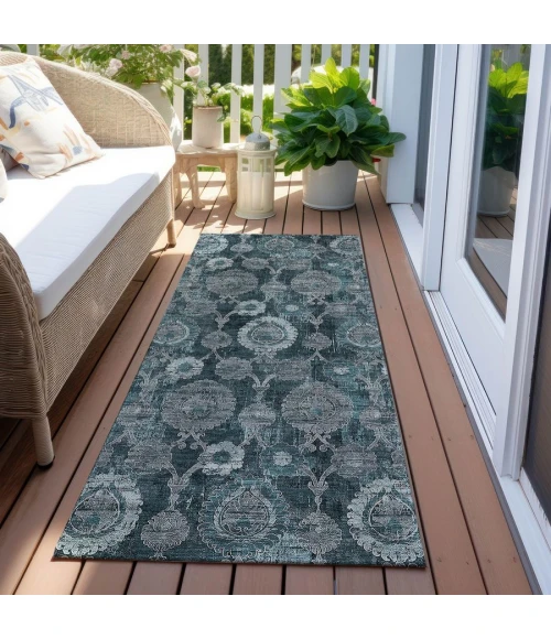 Addison Chantille ACN821-Teal 2 ft. 3 in. X 7 ft. 6 in. Rectangle Rug