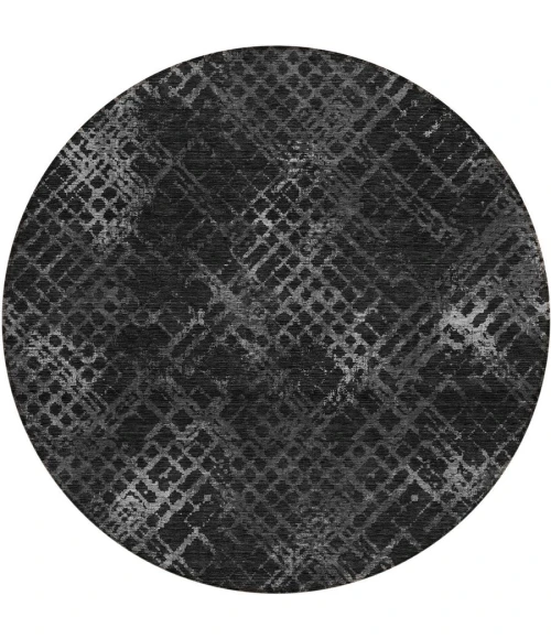 Addison Chantille ACN825-Charcoal 8 ft. X 8 ft. Round Rug