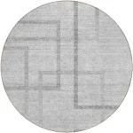 Addison Chantille ACN827-Gray 8 ft. X 8 ft. Round Rug