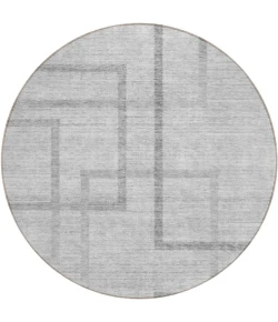Addison Chantille ACN827-Gray 8 ft. X 8 ft. Round Rug