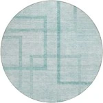 Addison Chantille ACN827-Teal 8 ft. X 8 ft. Round Rug