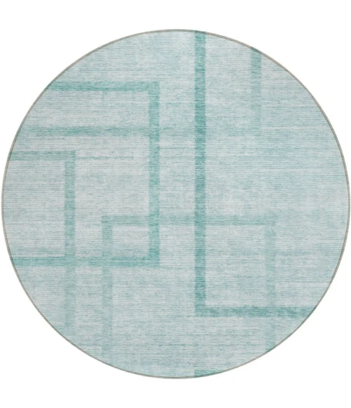 Addison Chantille ACN827-Teal 8 ft. X 8 ft. Round Rug