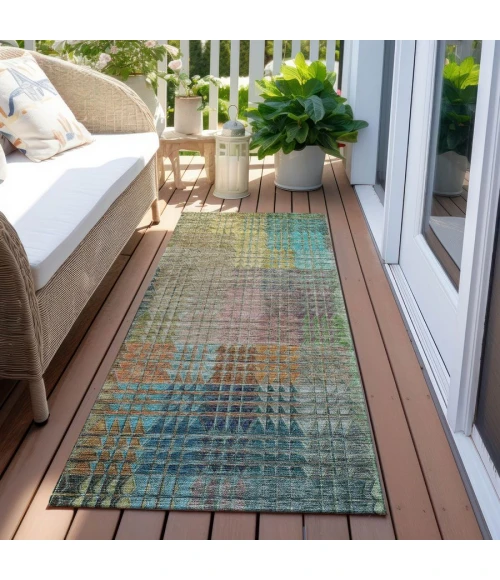 Addison Chantille ACN828-Green 2 ft. 3 in. X 7 ft. 6 in. Rectangle Rug