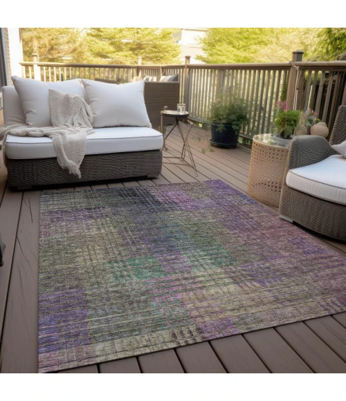 Addison Chantille ACN828-Plum 3 ft. X 5 ft. Rectangle Rug