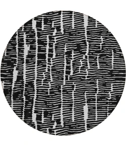 Addison Chantille ACN830-Black 8 ft. X 8 ft. Round Rug