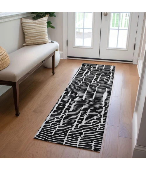 Addison Chantille ACN830-Black 2 ft. 3 in. X 7 ft. 6 in. Rectangle Rug
