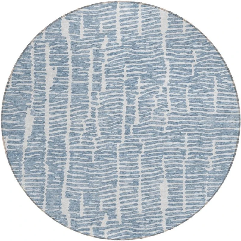 Addison Chantille ACN830-Blue 8 ft. X 8 ft. Round Rug