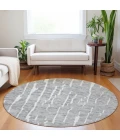 Addison Chantille ACN830-Gray 8 ft. X 8 ft. Round Rug