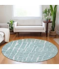 Addison Chantille ACN830-Teal 8 ft. X 8 ft. Round Rug