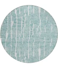 Addison Chantille ACN830-Teal 8 ft. X 8 ft. Round Rug