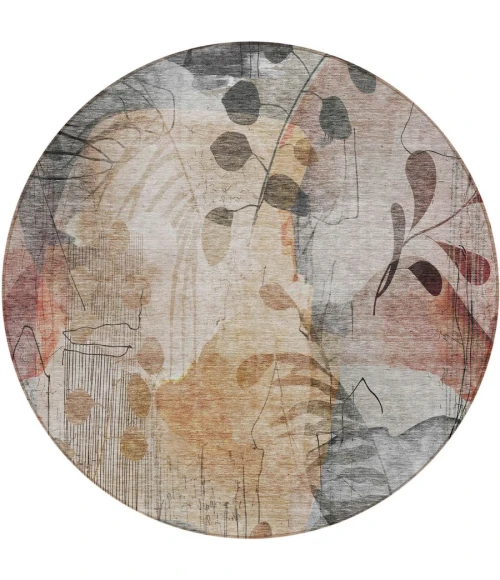 Addison Chantille ACN832-Terracotta 8 ft. X 8 ft. Round Rug