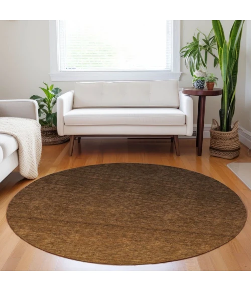 Addison Chantille ACN833-Chocolate 8 ft. X 8 ft. Round Rug
