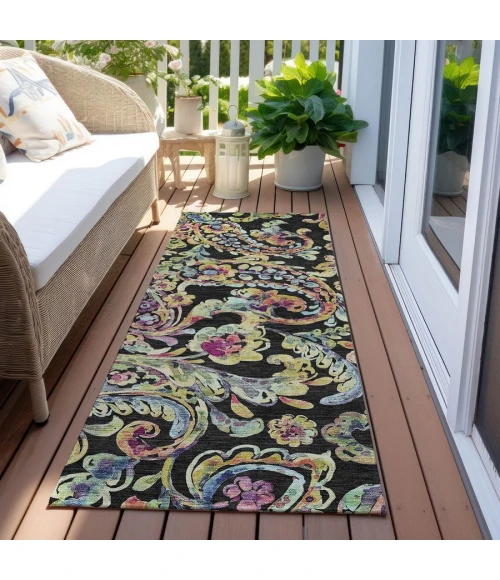 Addison Chantille ACN834-Black 2 ft. 3 in. X 7 ft. 6 in. Rectangle Rug