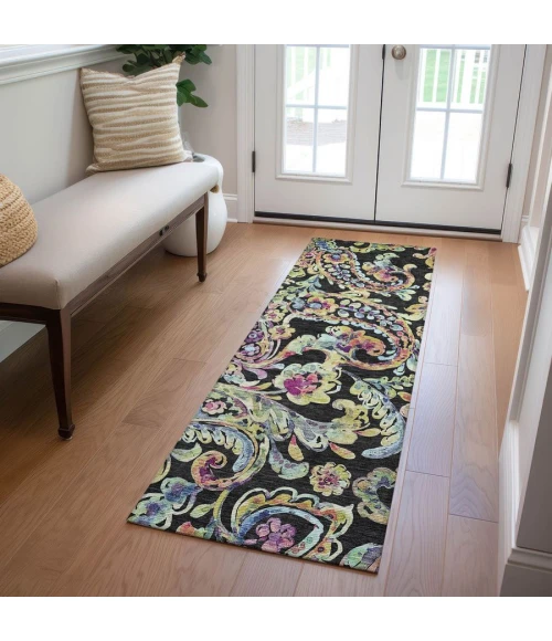 Addison Chantille ACN834-Black 2 ft. 3 in. X 7 ft. 6 in. Rectangle Rug