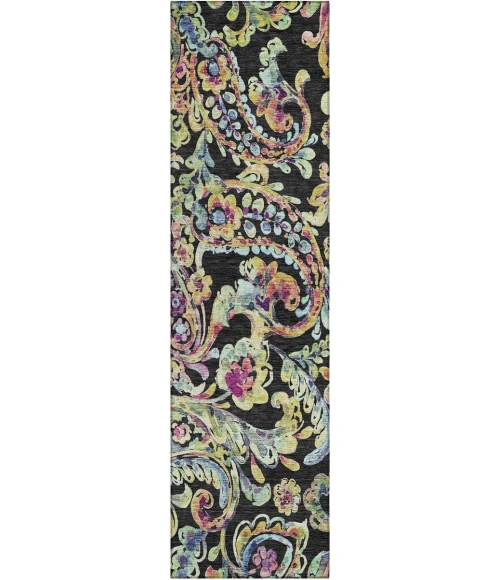 Addison Chantille ACN834-Black 2 ft. 3 in. X 7 ft. 6 in. Rectangle Rug