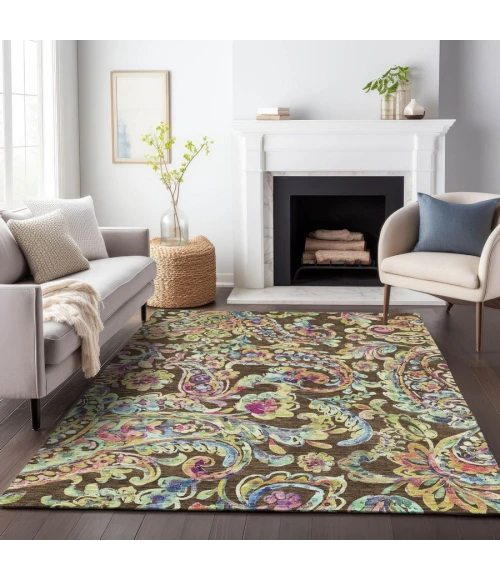 Addison Chantille ACN834-Chocolate 5 ft. X 7 ft. 6 in. Rectangle Rug