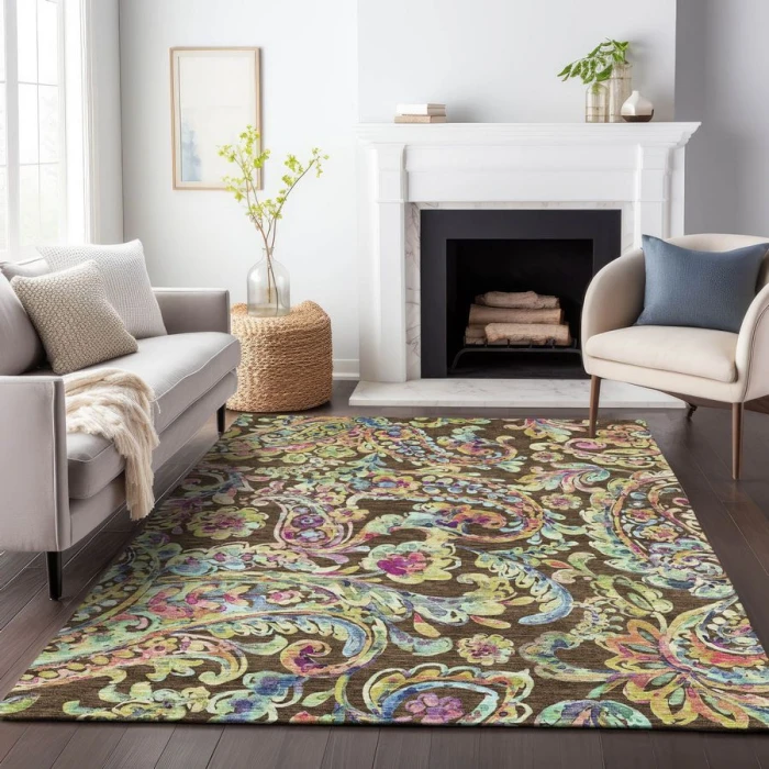 Addison Chantille ACN834-Chocolate 3 ft. X 5 ft. Rectangle Rug