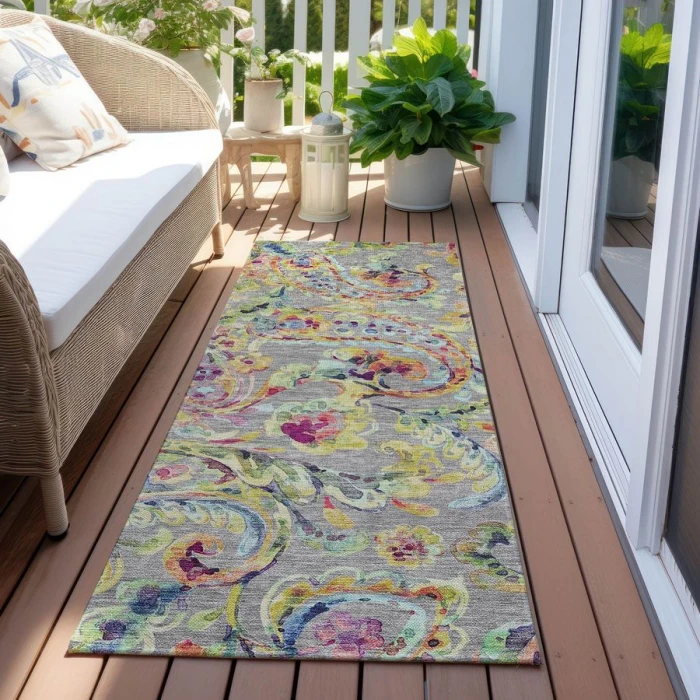 Addison Chantille ACN834-Gray 2 ft. 3 in. X 7 ft. 6 in. Rectangle Rug