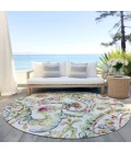 Addison Chantille ACN834-Ivory 8 ft. X 8 ft. Round Rug