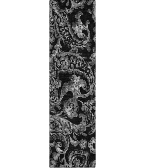 Addison Chantille ACN835-Black 2 ft. 3 in. X 7 ft. 6 in. Rectangle Rug