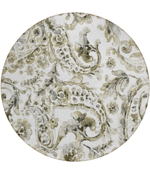 Addison Chantille ACN835-Brown 8 ft. X 8 ft. Round Rug