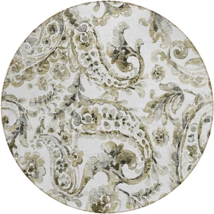 Addison Chantille ACN835-Brown 8 ft. X 8 ft. Round Rug