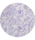 Addison Chantille ACN835-Lavender 8 ft. X 8 ft. Round Rug