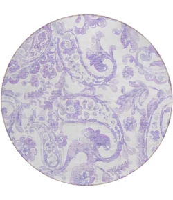 Addison Chantille ACN835-Lavender 8 ft. X 8 ft. Round Rug