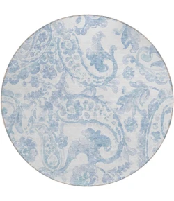 Addison Chantille ACN835-Sky 8 ft. X 8 ft. Round Rug