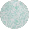 Addison Chantille ACN835-Turquoise 8 ft. X 8 ft. Round Rug