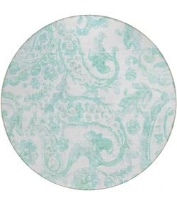 Addison Chantille ACN835-Turquoise 8 ft. X 8 ft. Round Rug