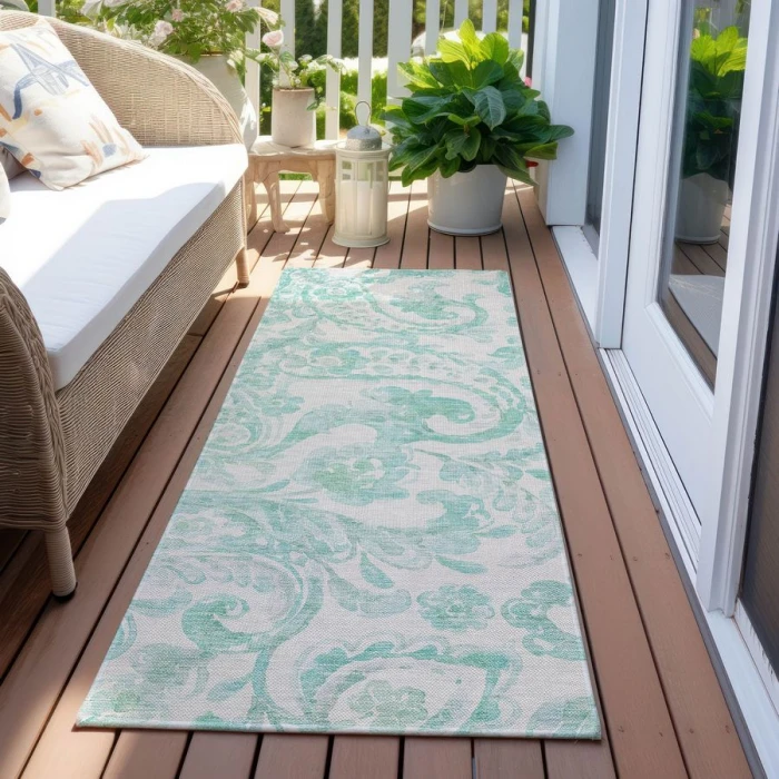 Addison Chantille ACN835-Turquoise 2 ft. 3 in. X 7 ft. 6 in. Rectangle Rug