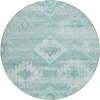 Addison Chantille ACN837-Aqua 8 ft. X 8 ft. Round Rug